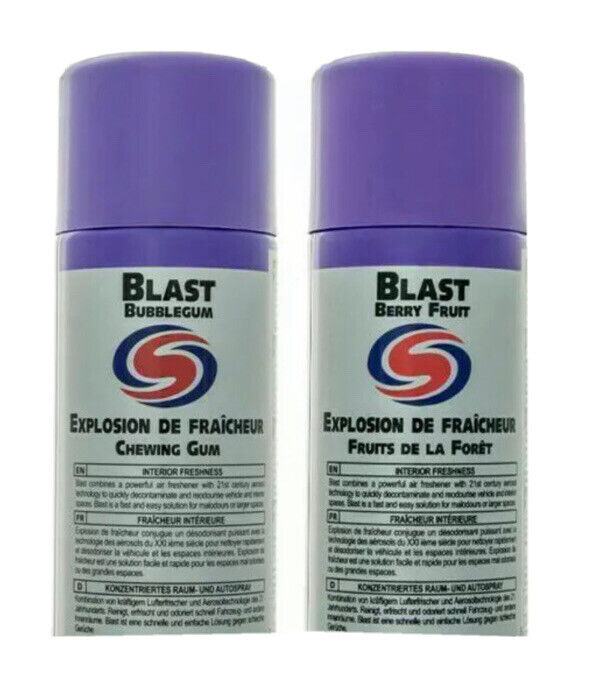 2 X Autosmart Blast air freshener - BUBBLEGUM & BERRY car/home