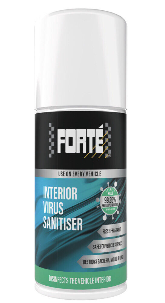 2 X Forté Interior Virus Sanitiser, kills 99.99% Of Viruses