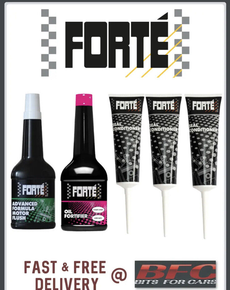 Forte Advanced Motor Flush (x1) Seal Conditioner (x3) Oil Fortifier (x1) package