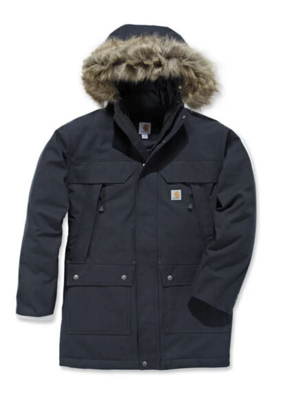 Carhartt Mens Quick Duck Sawtooth Waterproof Parka Jacket, LARGE, Free Delivery