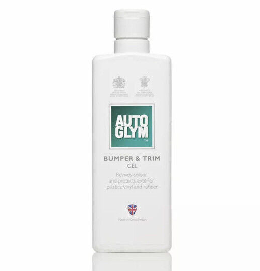 2 x AUTOGLYM BUMPER AND TRIM GEL BUMPER CARE 325ML Free Sponge+ Microfibre Cloth