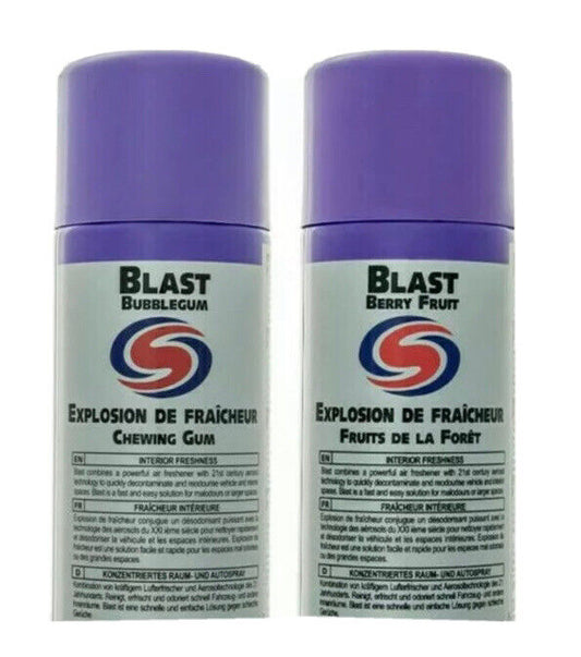 2 X Autosmart Blast air freshener - BUBBLEGUM & BERRY car/home