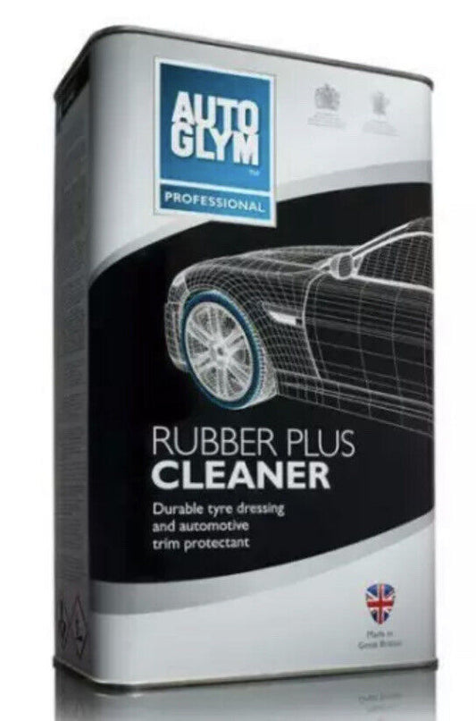 3 x Autoglym Rubber Cleaner Plus Trade Tyre Shine 5 Litre Free P & P