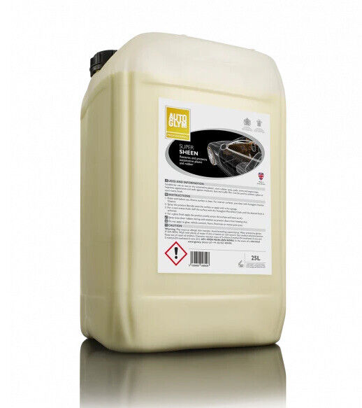 Autoglym Super Sheen 25 L 25 Litre (Plastic Rubber PRO USE ORIGINAL PACK)