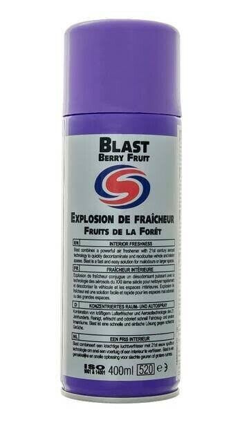 2 x AUTOSMART BLAST BERRY AIR FRESHENER LONG LASTING 400ML,CAR HOME OFFICE GYM