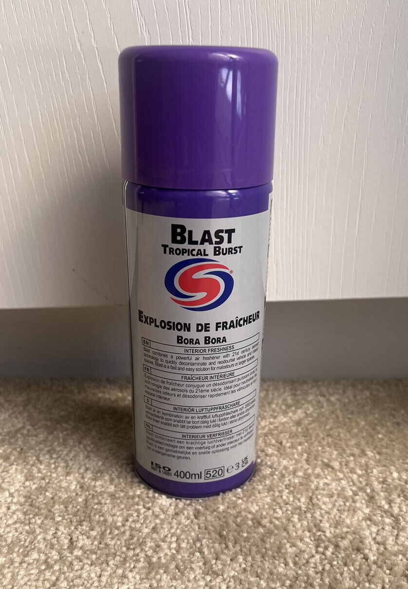 AUTOSMART BLAST TROPICAL BURST FRESHENER LONG LASTING 400ML,CAR HOME OFFICE GYM
