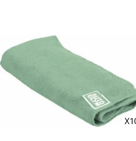Autoglym Green Microfibre Hi-Tech Green Loose Interior Microfibre Cloth X10