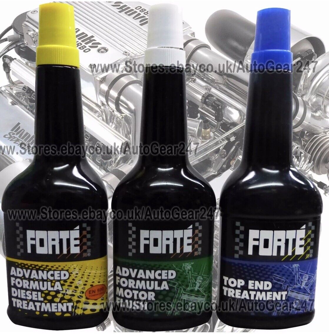 Car Van Forte Motor Flush, Advanced Diesel and Top End Treatment Service Package