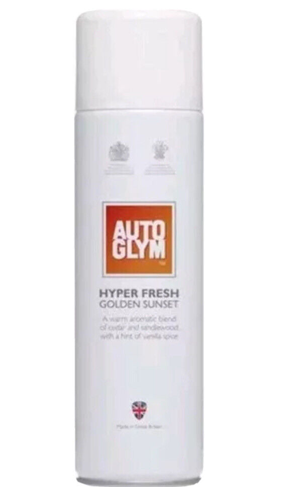 2 X Autoglym Hyperfresh Golden Sunset Air Freshener Odour Eliminator