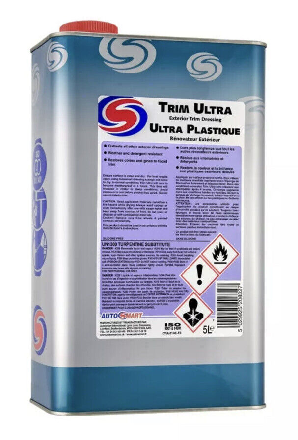 Autosmart Trim Ultra 5L - Exterior Trim Dressing Immediate Dispatch ...