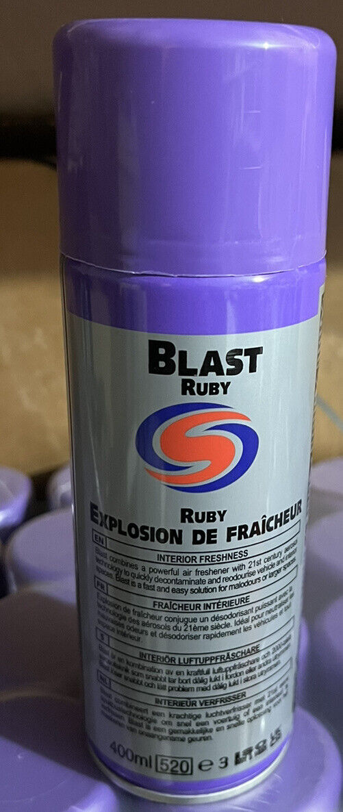 12 x AUTOSMART RUBY BLAST 40TH ANNIVERSARY LIMITED EDITION AIR FRESHENERS SCENT