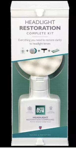 3 x Autoglym Headlight Restoration Complete Kit For a Professional Finish HRSKIT