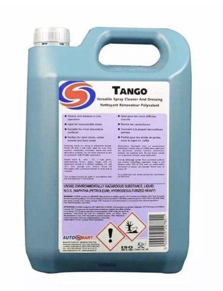 Autosmart TANGO Cleaner & Dressing Car Care Valet FREE Cloth 1 Liter FREE P & P