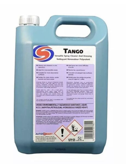Autosmart TANGO Cleaner & Dressing Car Care Valet FREE Cloth 1 Liter FREE P & P
