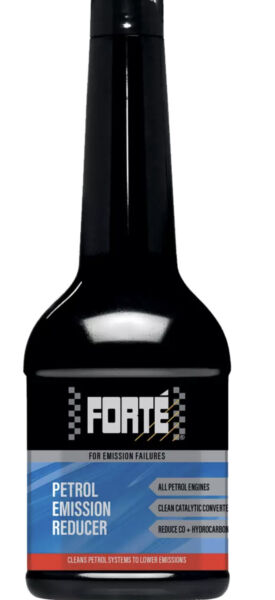 FORTE PETROL EMISSION REDUCER 400ML CLEANS CATALYST CONVERTORS, LOWER EMISSIONS