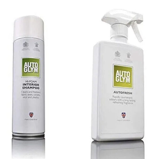 Autoglym High Foam Interior Shampoo 450ml,    AutoGlym Autofresh 500ml BARGAIN