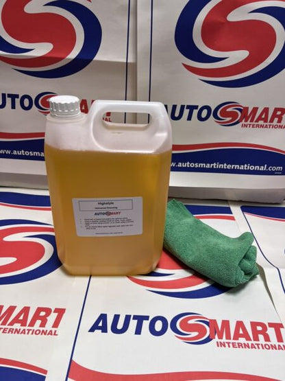 Autosmart Highstyle 5 Litre Tyre Shine Silicone Dressing & Free CLOTH FREE P & P