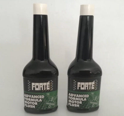 2 x FORTE ADVANCED FORMULA MOTOR FLUSH 400ML KEEPS NEW OIL CLEANER LONGER 40117