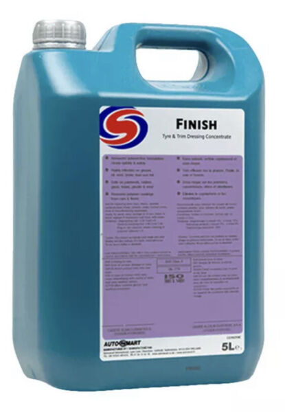Autosmart Finish Interior Trim Tyre & Engine Dressing Shine 5L Free Cloth P&P