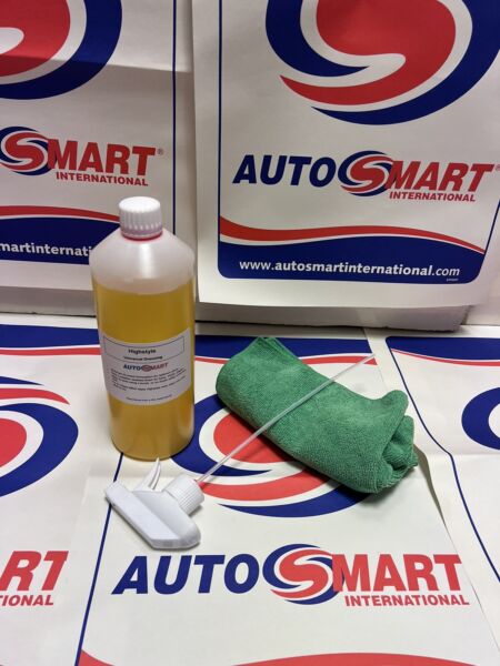 AUTOSMART HIGH STYLE TYRE SHINE & UNIVERSAL DRESSING 1L Free Cloth & Spray Head