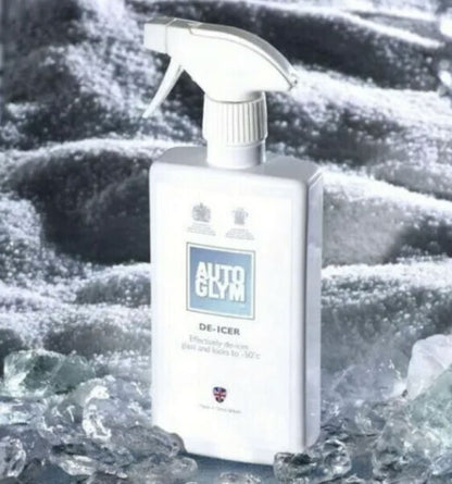 Autoglym De-Icer Frost Snow Windows Windscreen De Icer Glass Cleaner 500ml