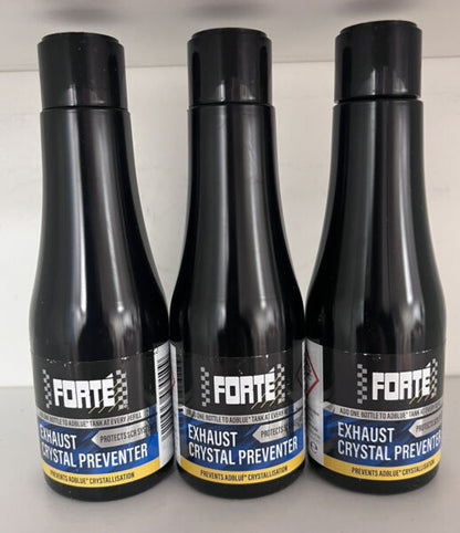 3 x Forte ADBLUE Exhaust Crystal Preventer Protects SCR Systems - 150ml