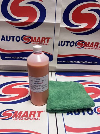 Autosmart TANGO Cleaner & Dressing Car Care Valet FREE Cloth 1 Liter FREE P & P