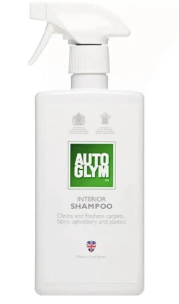 3 x Autoglym Car Interior Cleaner Shampoo Spray Fabric Seat Floor Valet 500ml