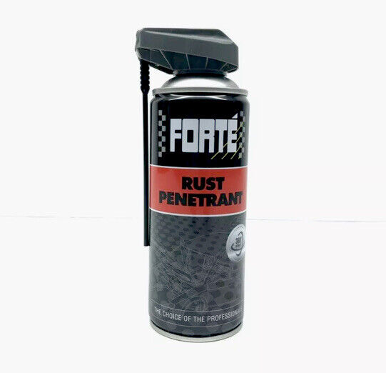 2 x New Forte Rust Penetrant New Design 400ml Spray Loosens Rusted/Seized Parts
