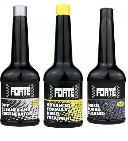 FORTÉ DIESEL TREATMENT & DIESEL TURBO & EGR-VALVE / DPF CLEANER - TRIPLE PACK X3