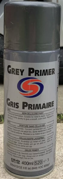 Autosmart Grey Primer 400ml & Autosmart Satin Black 400 ml FREE DELIVERY